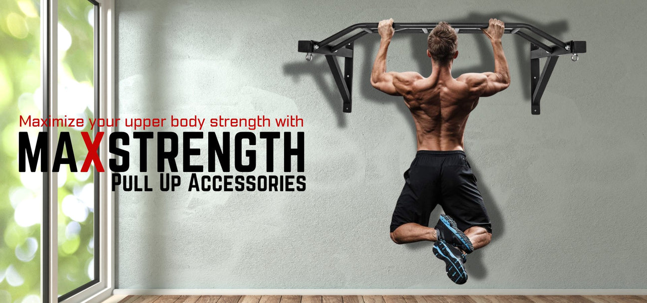 Pull Up Accessories | MaxStrength Pull Up Bars, Grips, Bands & Handles for Strength Training, Calisthenics, Home Gym & Fitness Workouts with Fast UK Delivery