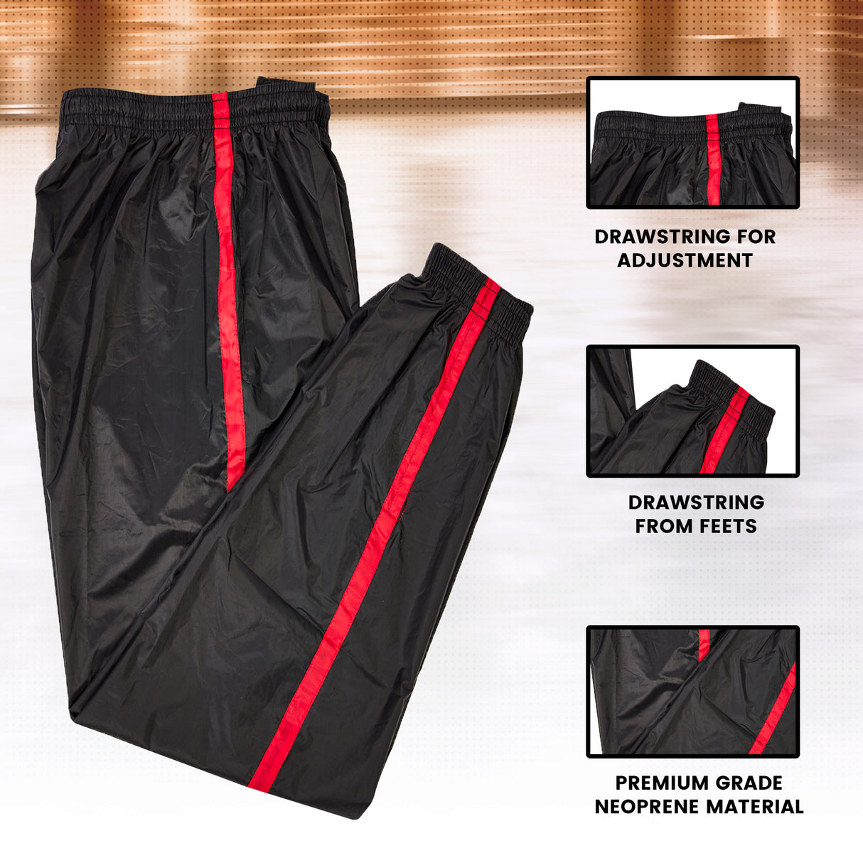 MAXSTRENGTH Sauna Sweat Suit – Unisex Running & Gym Training Wear