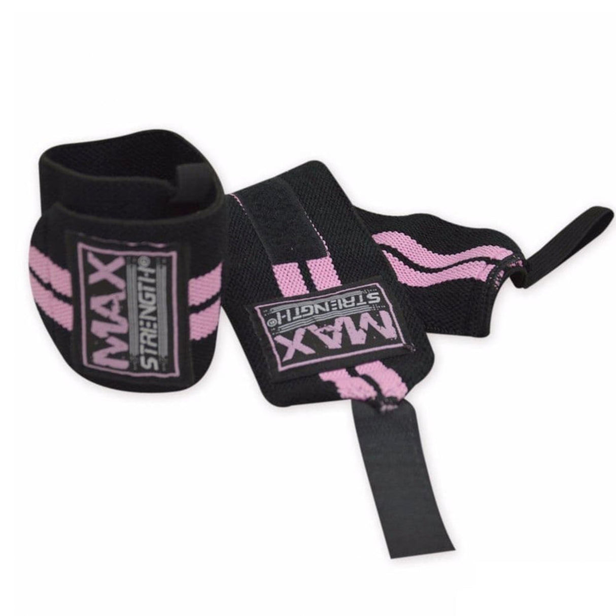 maxstrength fitness accessories, maxstrength boxing equipment,knee wrape uk, sports equipment,black and pink  knee wrape uk