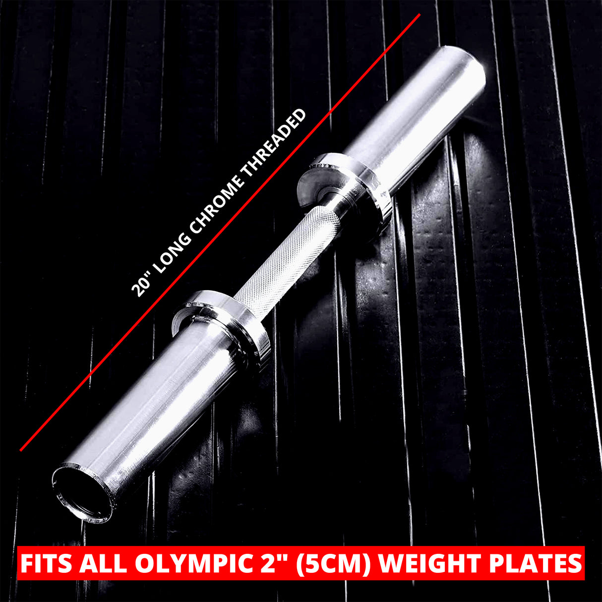MAXSTRENGTH Olympic Barbell Bar Heavy Duty Dumbbell Handle