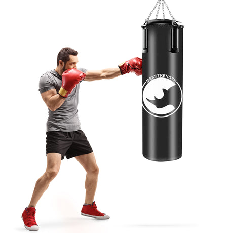 maxstrength boxing equipment, maxstrength fitness accessories, hanging punch bag uk, heavy duty punch bag uk, boxing training equipment uk