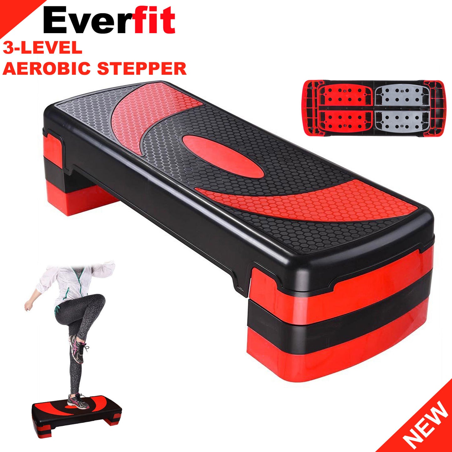 Aerobic stepper- Red