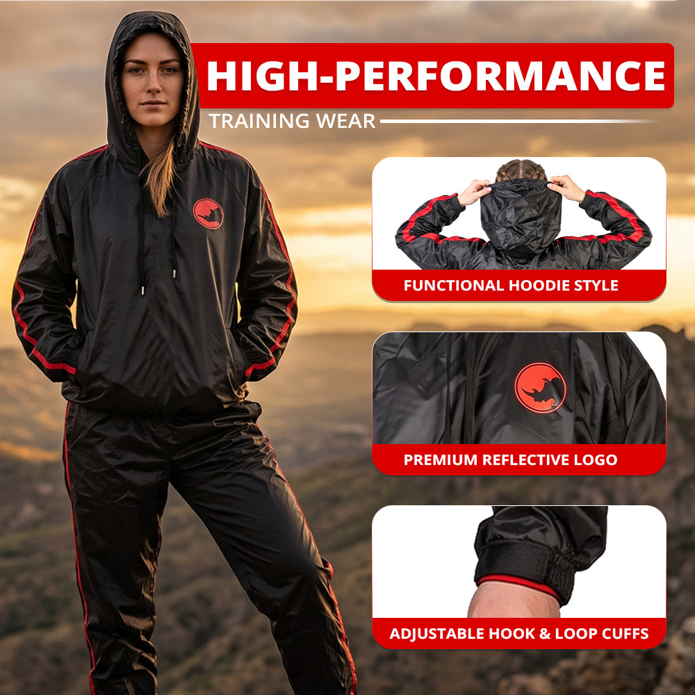 MAXSTRENGTH Sauna Sweat Suit Unisex Running & Gym Training Wear