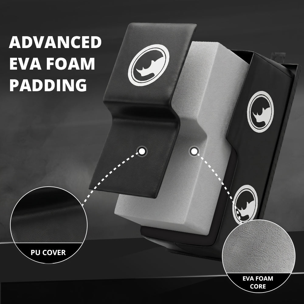 MAXSTRENGTH Wall-Mounted Boxing Punch Pad with Uppercut Seat