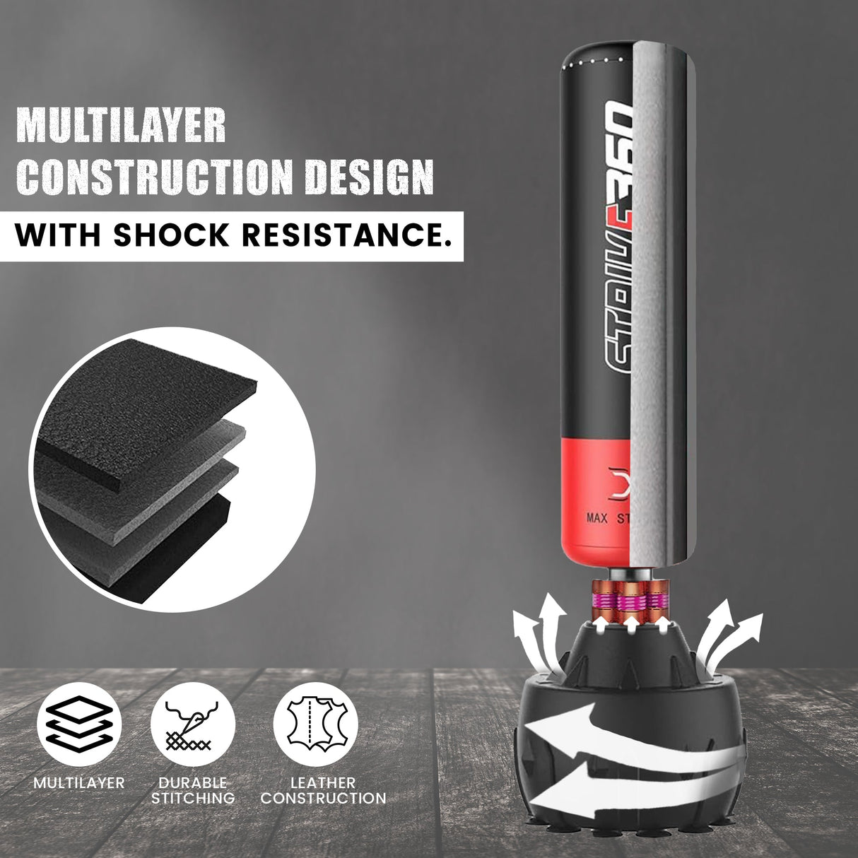 maxstrength boxing equipment, maxstrength gym equipment, buy gym equipment uk, boxing training equipment uk, free standing punching bag