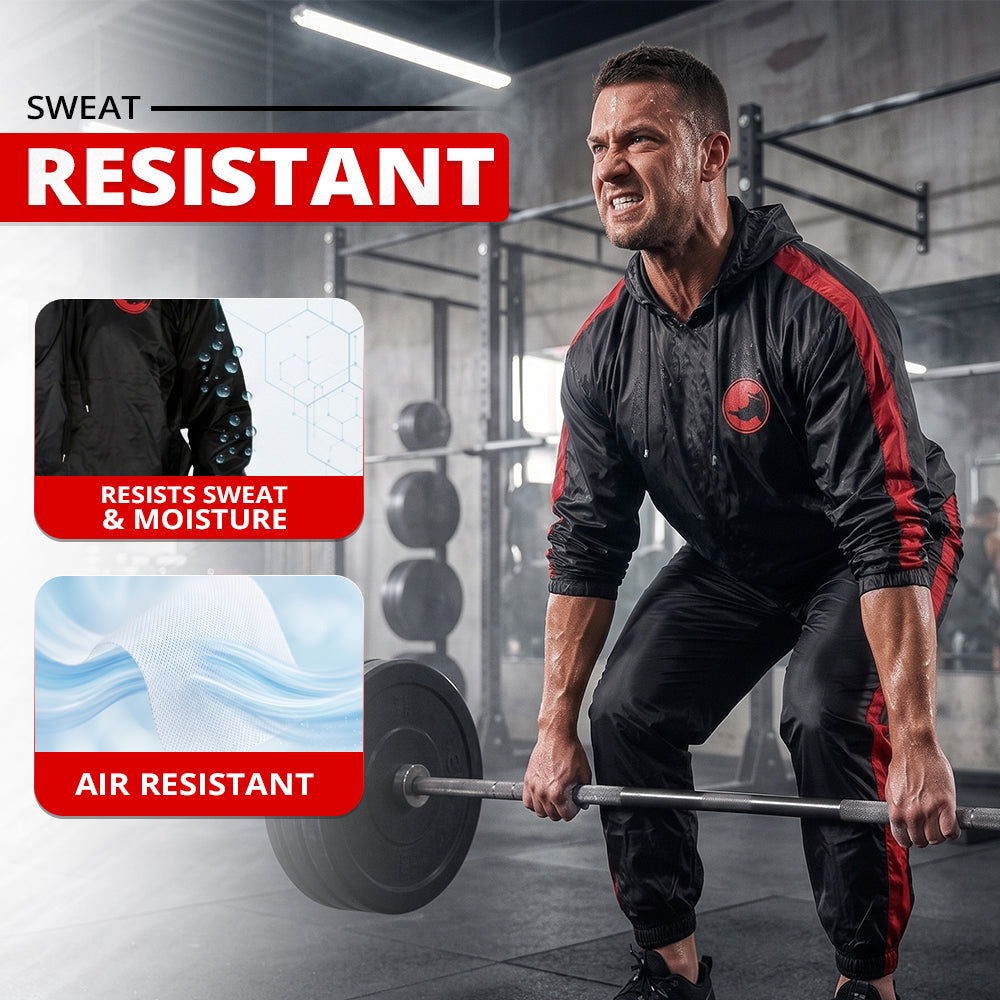 MAXSTRENGTH Sauna Sweat Suit Unisex Running & Gym Training Wear