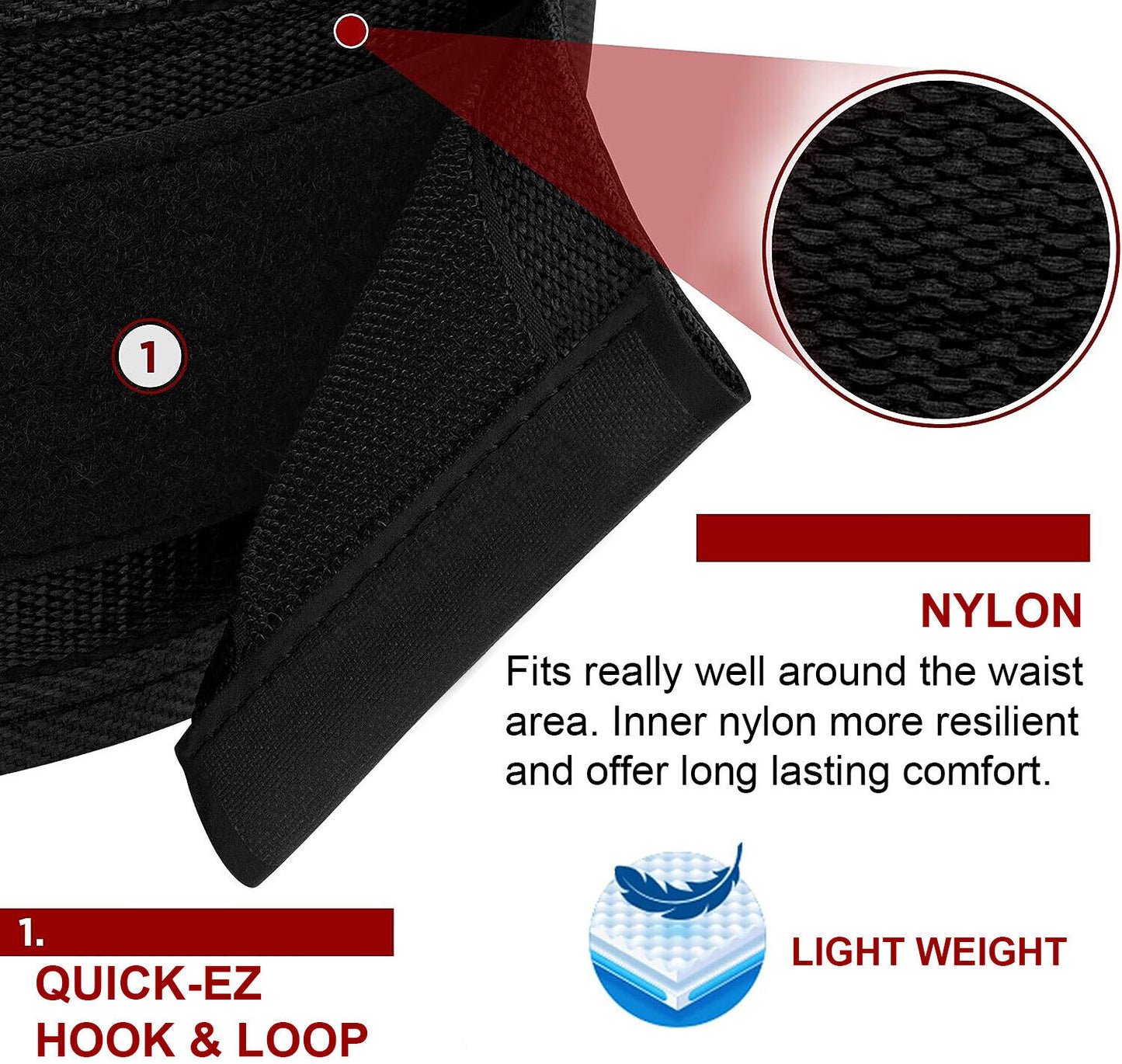 Nylon Weightlifting Belt