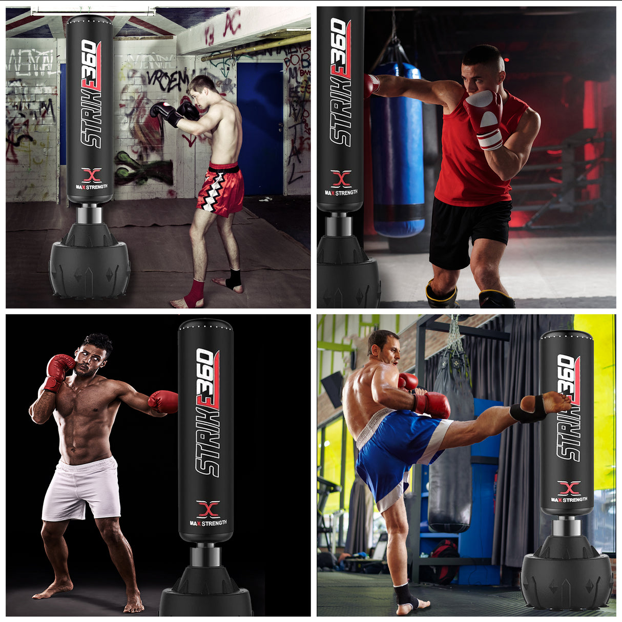 maxstrength punch bag, maxstrength boxing equipment,boxing training equipment uk, boxing equipment uk,free standing punch bag