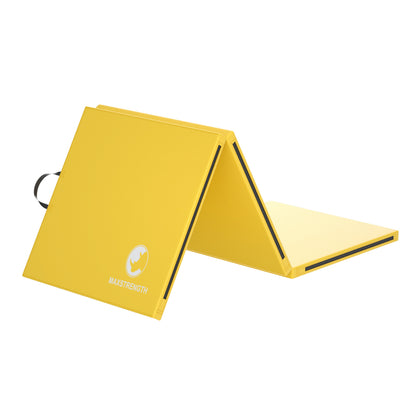 Yellow tri folding mat