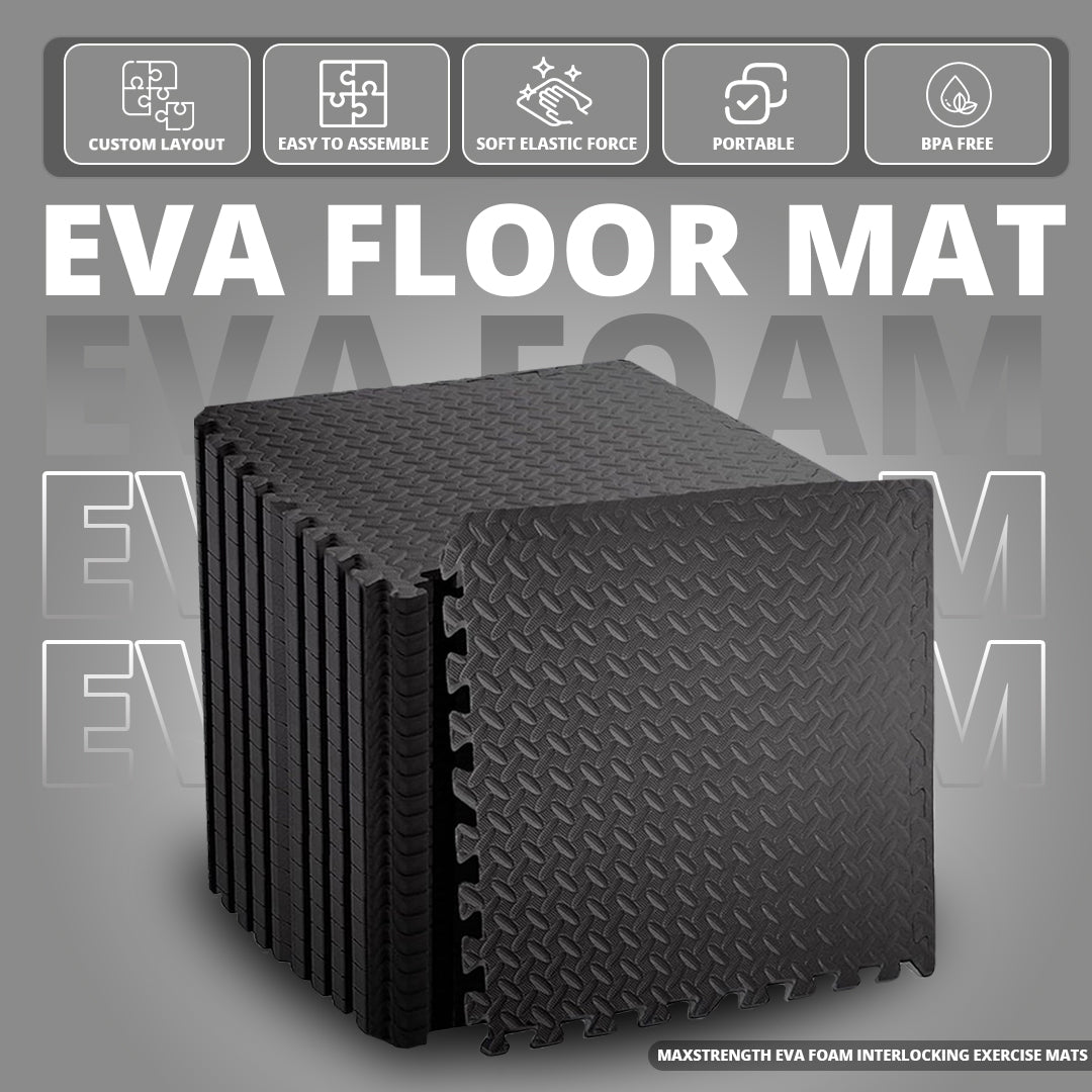 Interlocking Foam Play Mat for Kids | EVA Baby Floor Mat 12mm