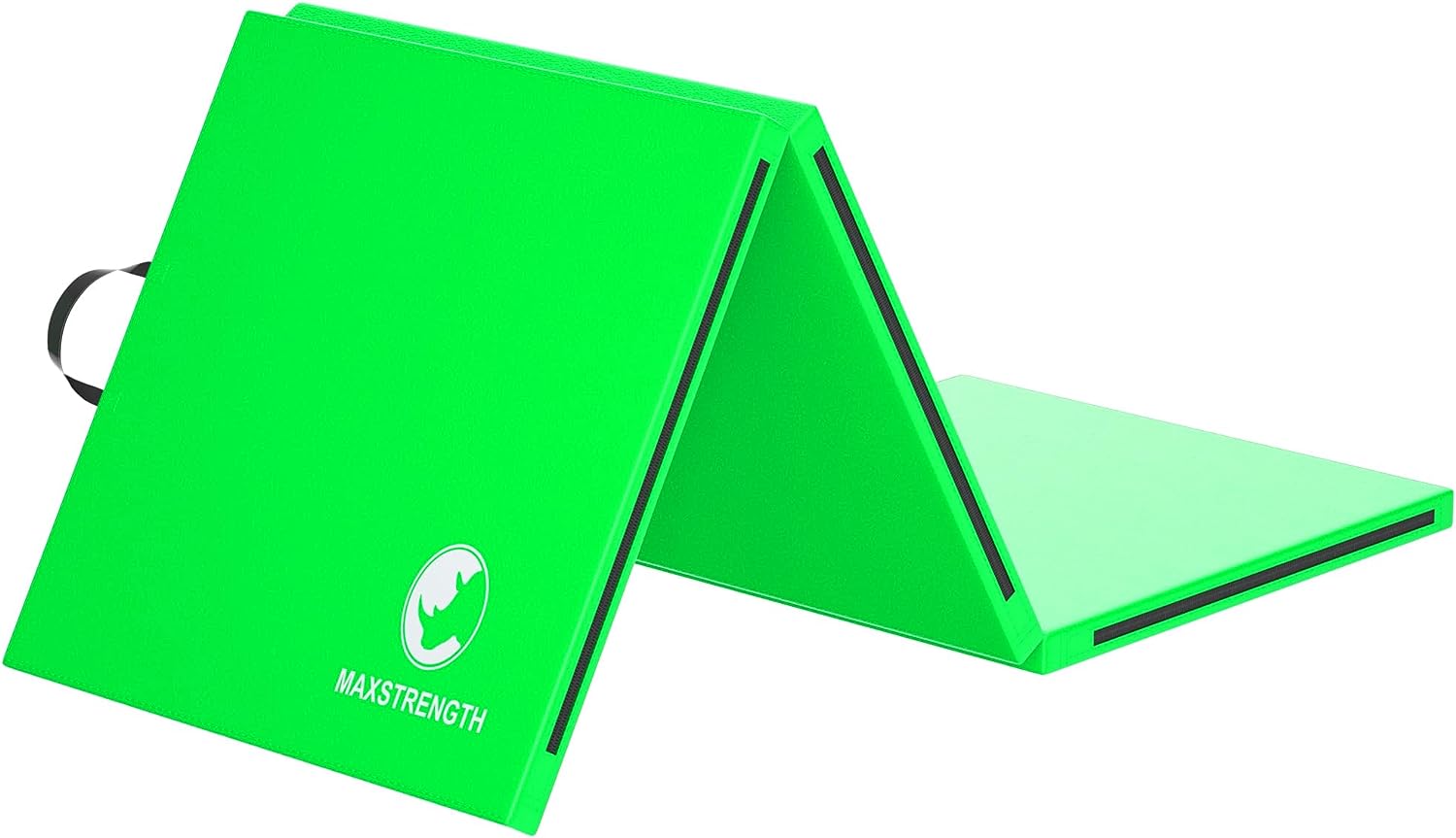 tri folding mat green