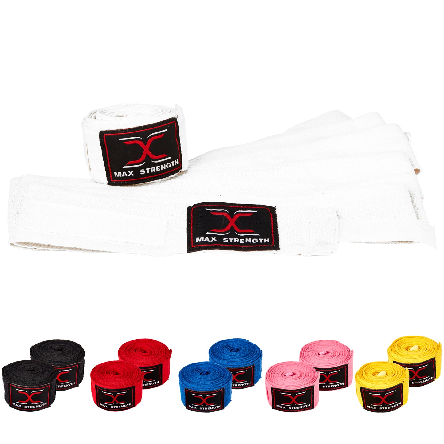 white hand wraps