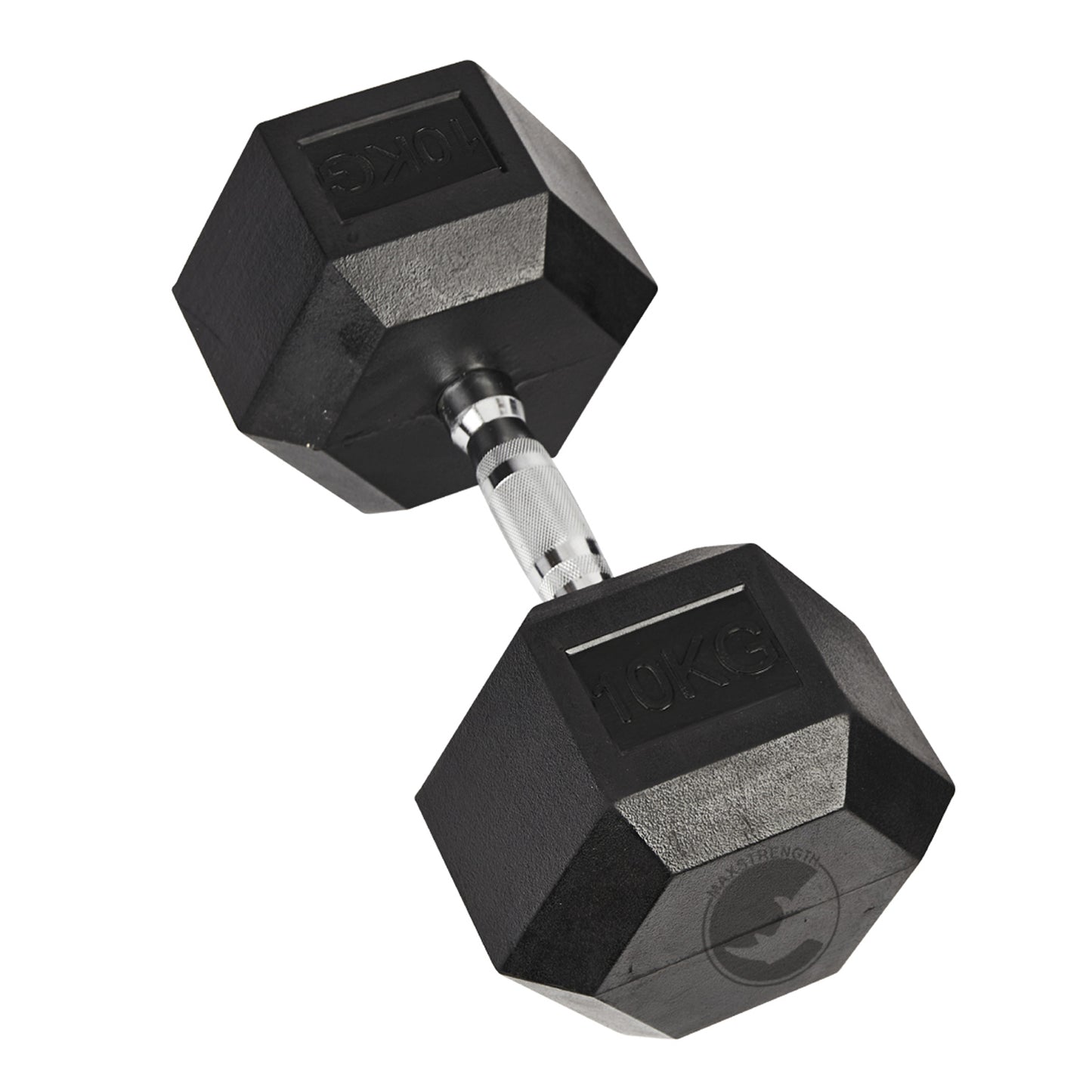 10kg Rubber Hex dumbbells