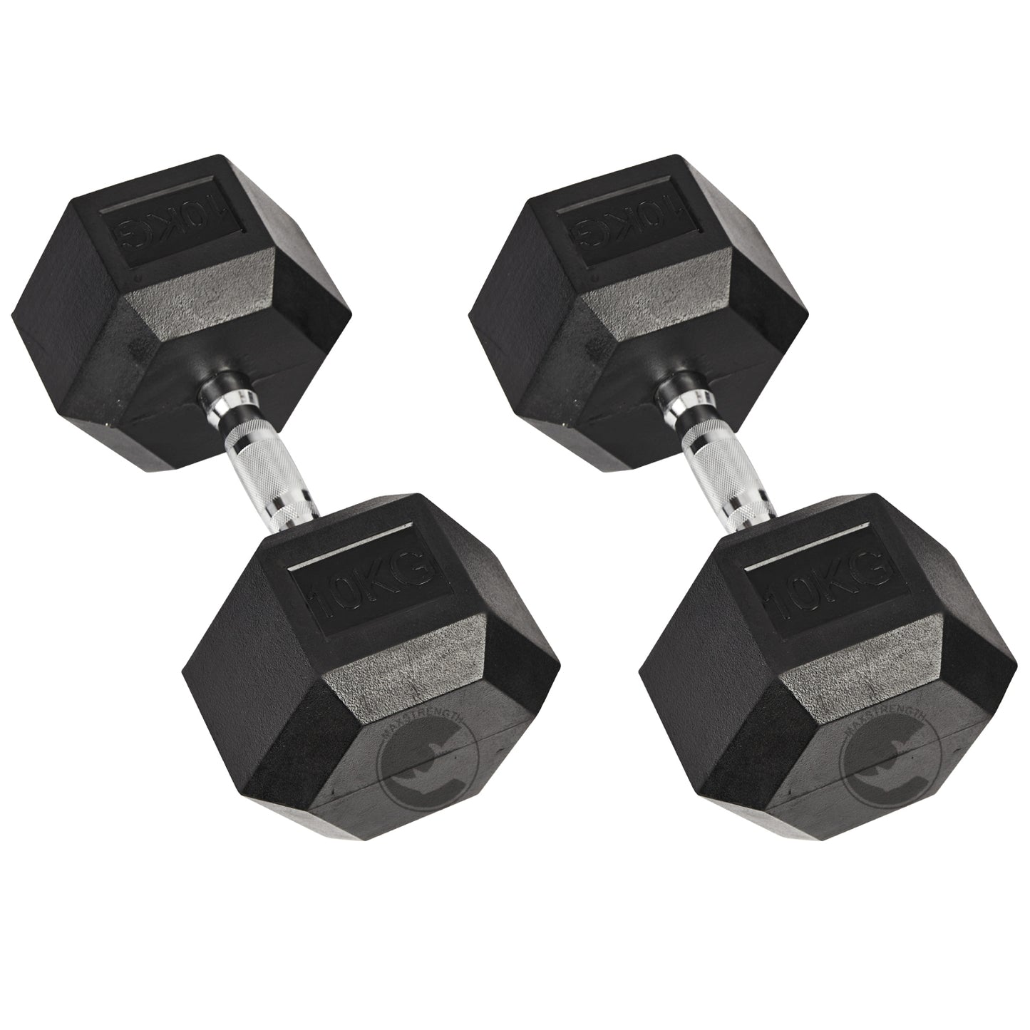 cast iron hex dumbbells