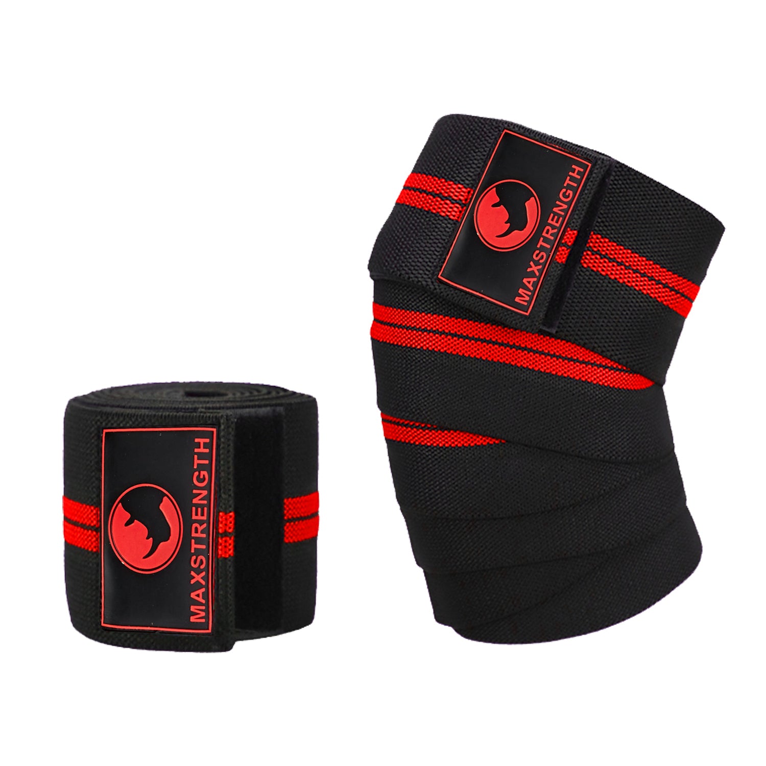 red knee wraps