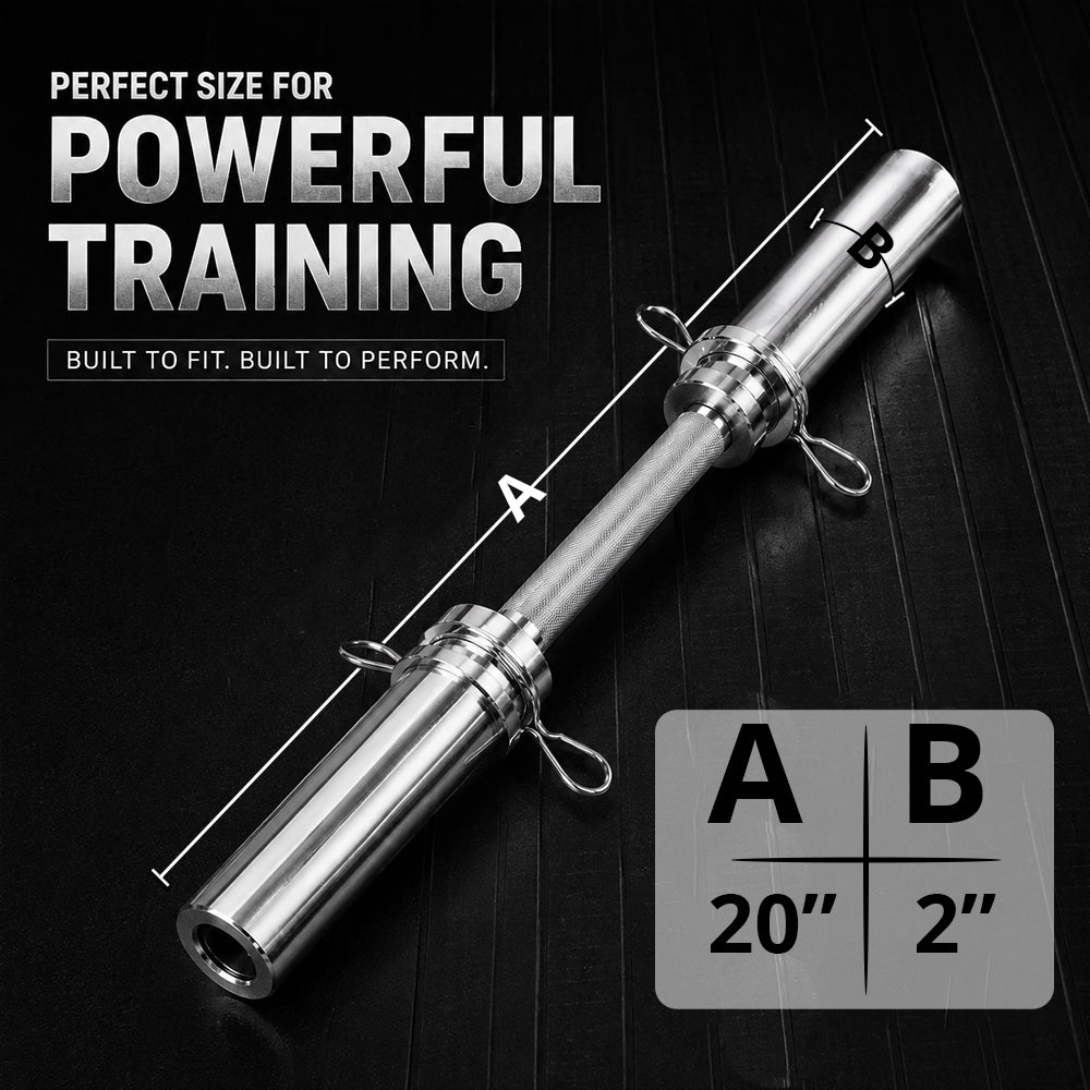 MAXSTRENGTH Olympic Barbell Bar Heavy Duty Dumbbell Handle