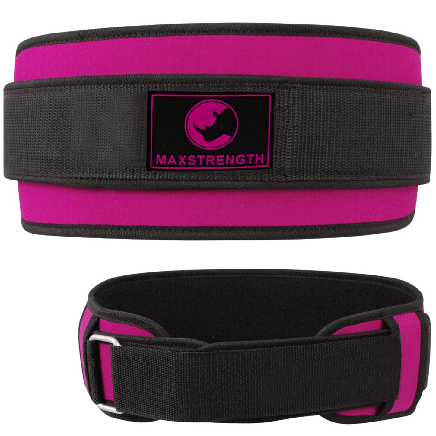 MAXSTRENGTH Neoprene Weightlifting Back Support Belt