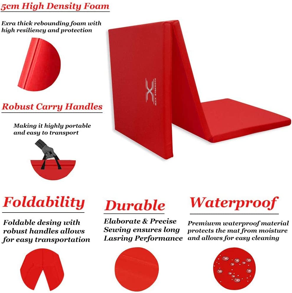 Tri folding yoga mat