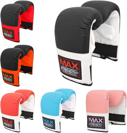 MAXSTRENGTH Hanging Punch Bag Wall Brackets with Bag Mitts