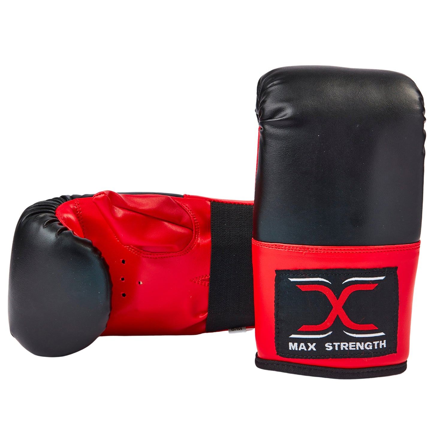 MAXSTRENGTH Boxing Punch Bag Mitts Red/Black