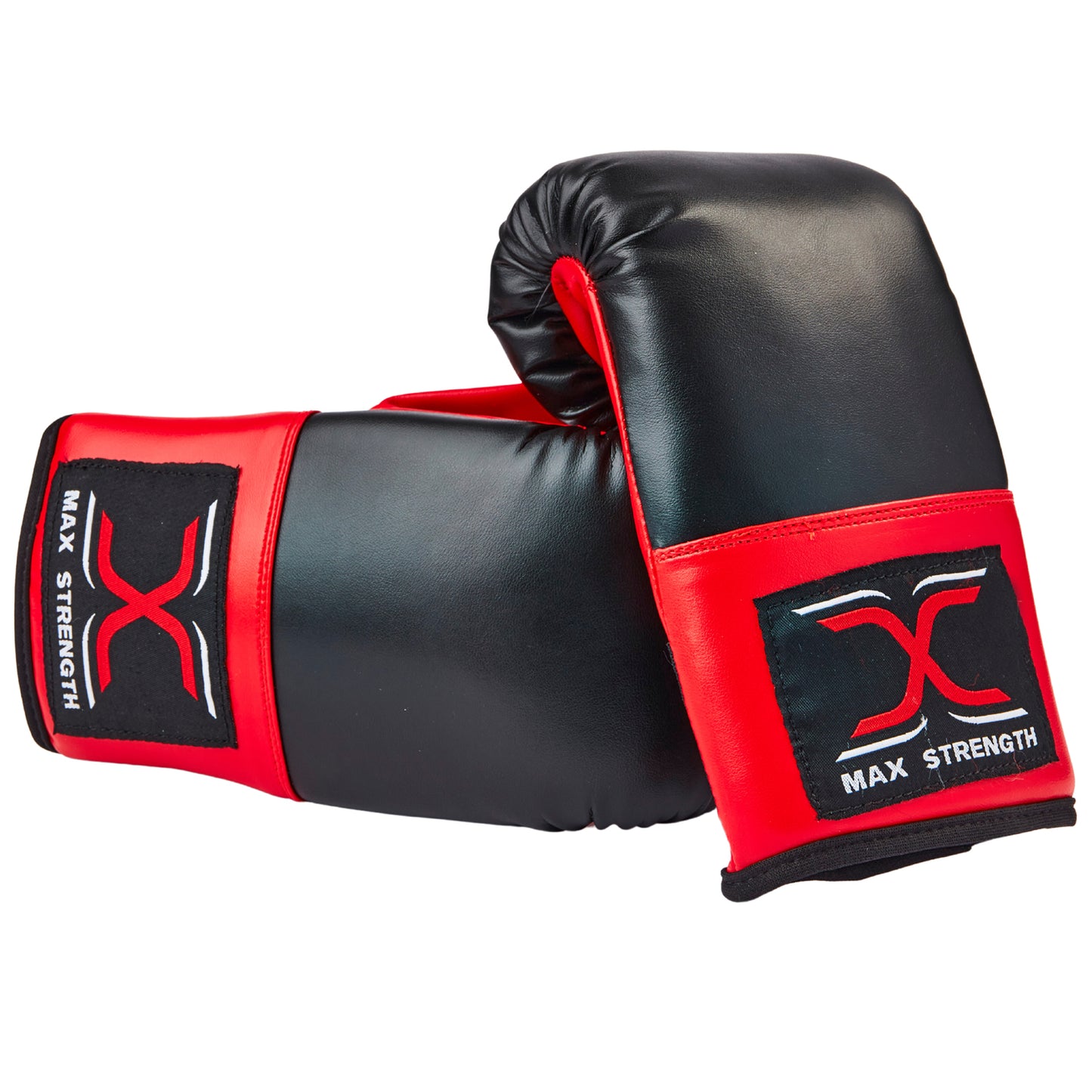 MAXSTRENGTH Boxing Punch Bag Mitts Red/Black