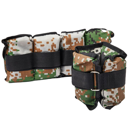 Camouflage ankle weights