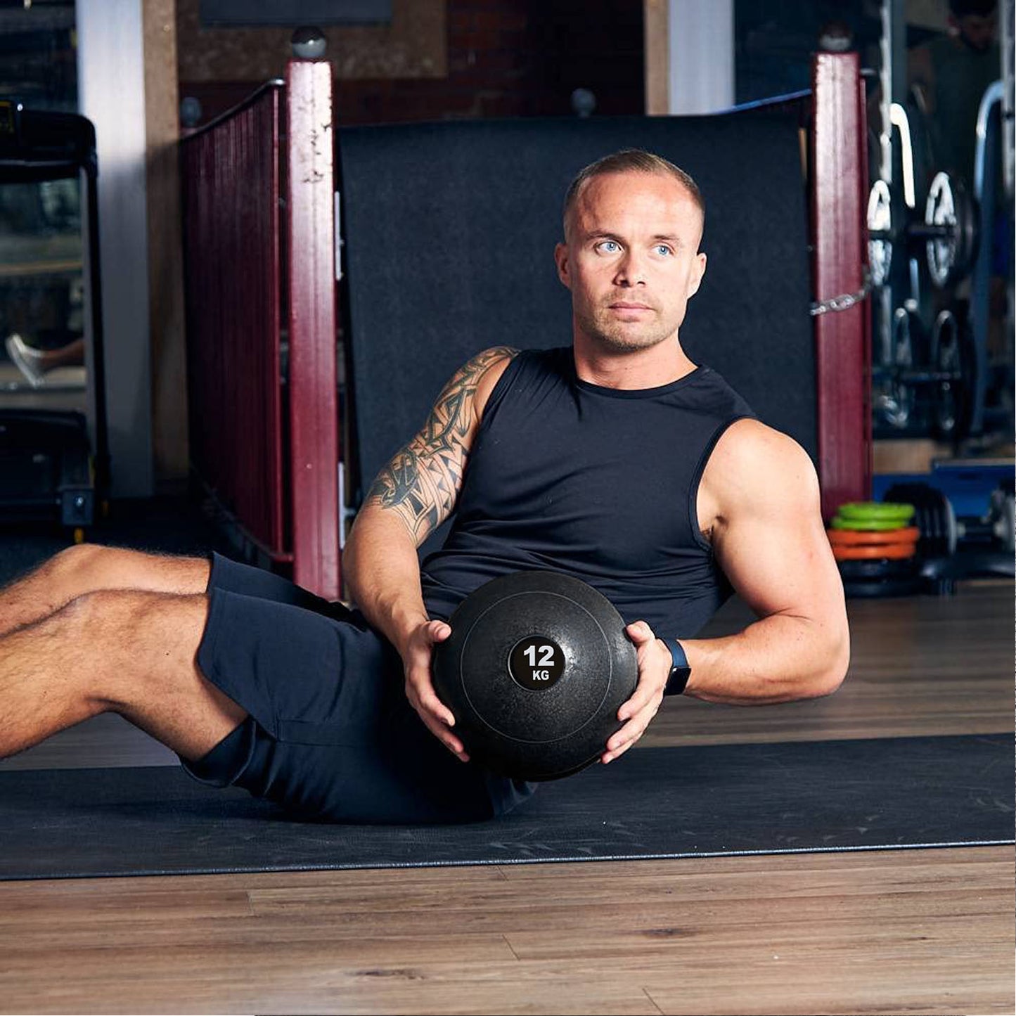 12 kg med ball black