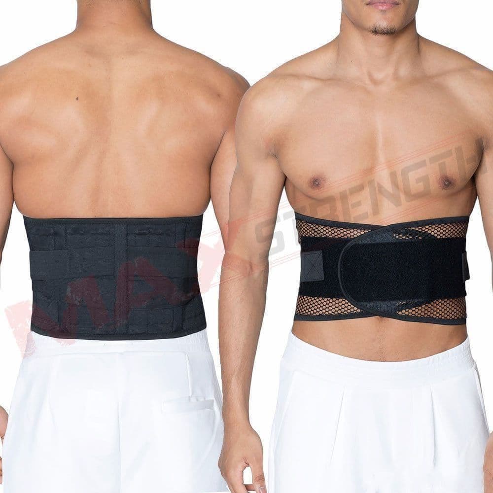 MAXSTRENGTH Sauna Slimming Body Belt – Adjustable Waist Trainer Sweat Belt for Core Support, Fitness, Gym & Everyday Wear – Lightweight, Comfortable & Discreet Under Clothing (Unisex)