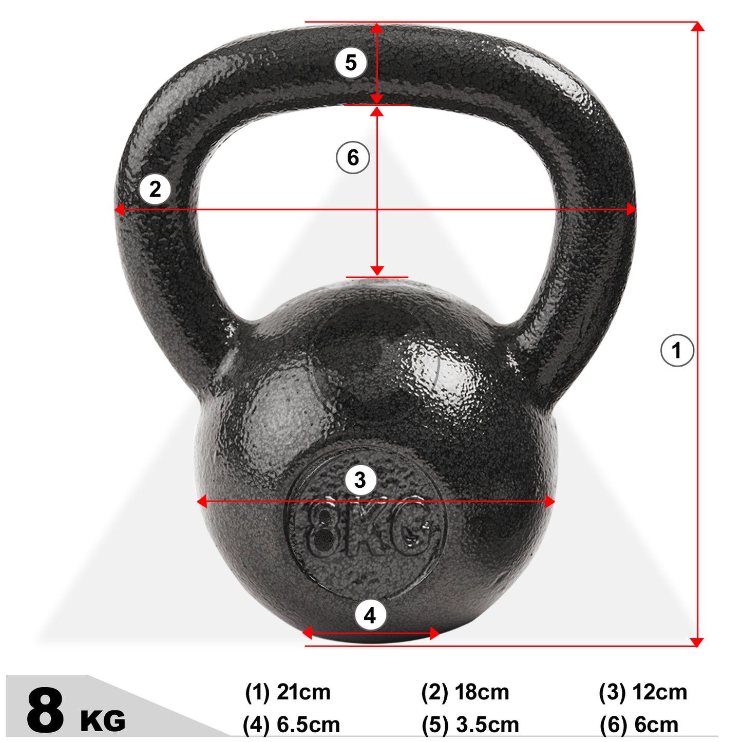 Cast iron kettlebells