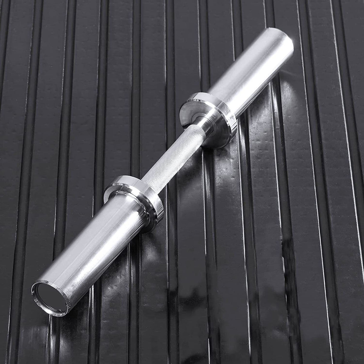 barbell and weights