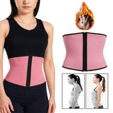MAXSTRENGTH Women’s Slimming Belt Pink | Adjustable Zip Waist Trainer Wrap for Core & Back Support | Lightweight, Discreet & Comfortable Fit