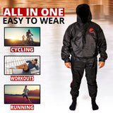 MAXSTRENGTH Sauna Sweat Suit – Unisex Running & Gym Training Wear