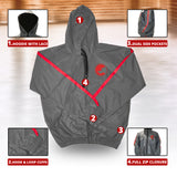 MAXSTRENGTH Sauna Suit for Men & Women | Heavy Duty Sweat Suit | Neoprene Anti-Rip Track Suit for Gym, Cardio, Running, Boxing & MMA