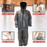 MAXSTRENGTH Sauna Suit for Men & Women | Heavy Duty Sweat Suit | Neoprene Anti-Rip Track Suit for Gym, Cardio, Running, Boxing & MMA
