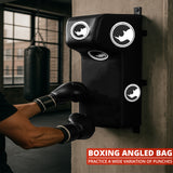 MAXSTRENGTH Wall Mounted Boxing Punch Pad Uppercut Seat
