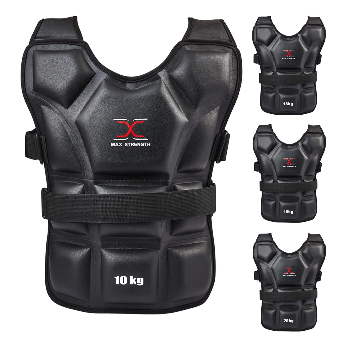 MAXSTRENGTH Weight Vest Crossfit 10-20kg