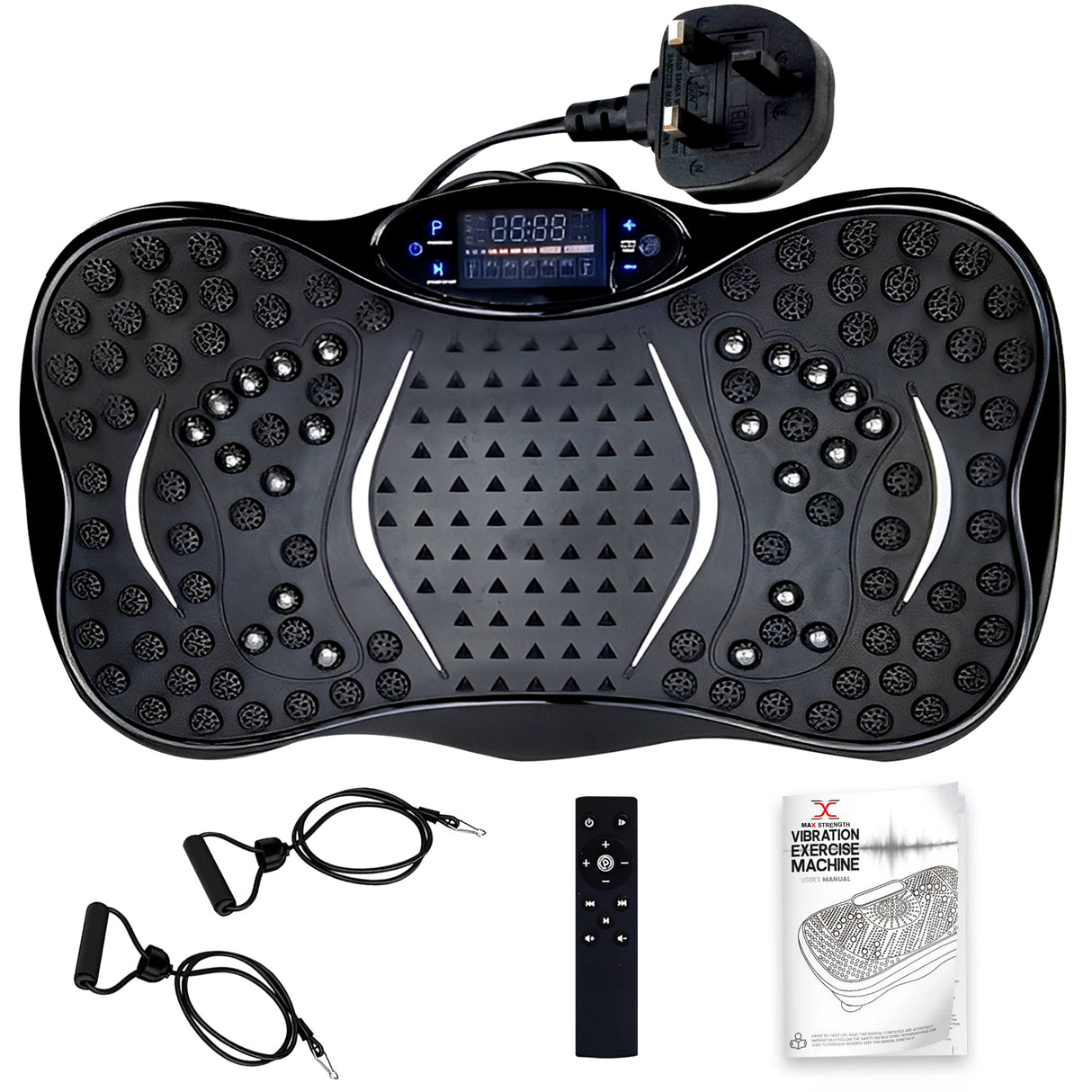 MAXSTRENGTH Vibration Plate Exercise Machine Full Body Workout & Weight Loss