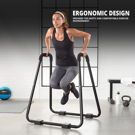 MAXSTRENGTH Ultimate Press Dip Bars Upper Body Workout