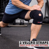 MAXSTRENGTH Knee Brace 2 Strap Open Patella Support Therapy Brace| Pain Relief & Improved Circulation| b504