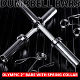 MAXSTRENGTH Olympic Barbell Bar Heavy Duty Dumbbell Handle