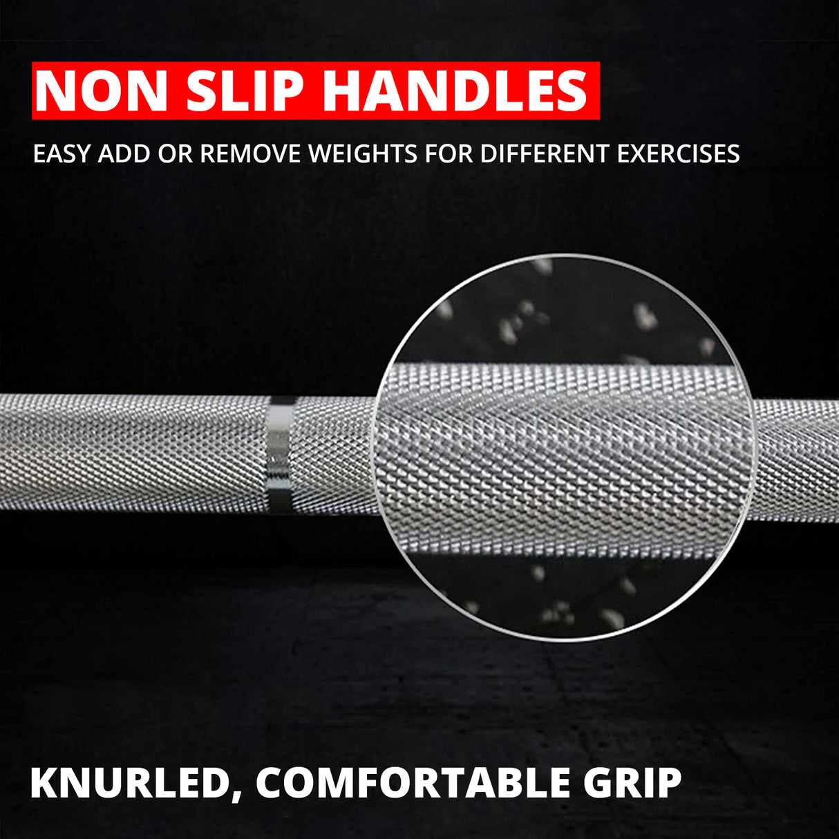 MAXSTRENGTH Olympic Weightlifting Barbell Bar Set