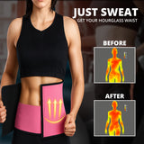 MAXSTRENGTH Women’s Slimming Belt Pink | Adjustable Zip Waist Trainer Wrap for Core & Back Support | Lightweight, Discreet & Comfortable Fit