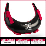 MAXSTRENGTH Bulgarian Bag | Shoulder Training Power Bag for Strength & Functional Fitness