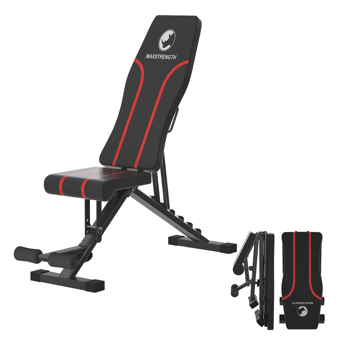 Maxed Performance Bench MaxStrength Adjustable Weight lifting Bench Workout Bench – MAXSTRENGTH