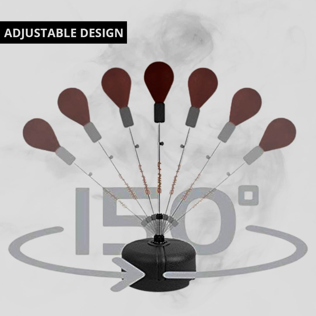 MAXSTRENGTH Freestanding Boxing Speed Ball – Adjustable Training Set