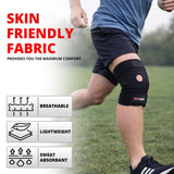 MAXSTRENGTH Knee Brace 2 Strap Open Patella Support Therapy Brace| Pain Relief & Improved Circulation| b504