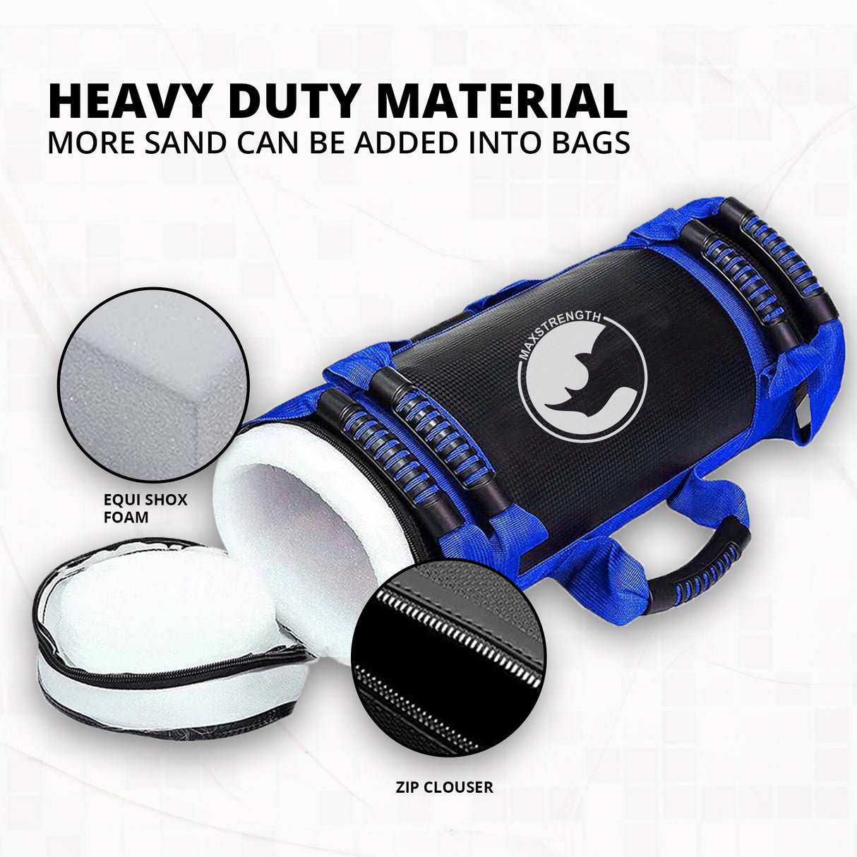 MAXSTRENGTH Power Bag Training Crossfit 10Kg to 25Kg