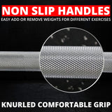 MAXSTRENGTH Olympic Barbell Bar Heavy Duty Dumbbell Handle