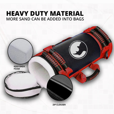 MAXSTRENGTH Power Bag Training Crossfit 10Kg to 25Kg
