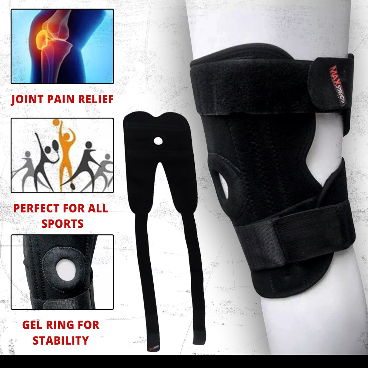 MAXSTRENGTH Unisex Knee Brace Support Ligament Patella